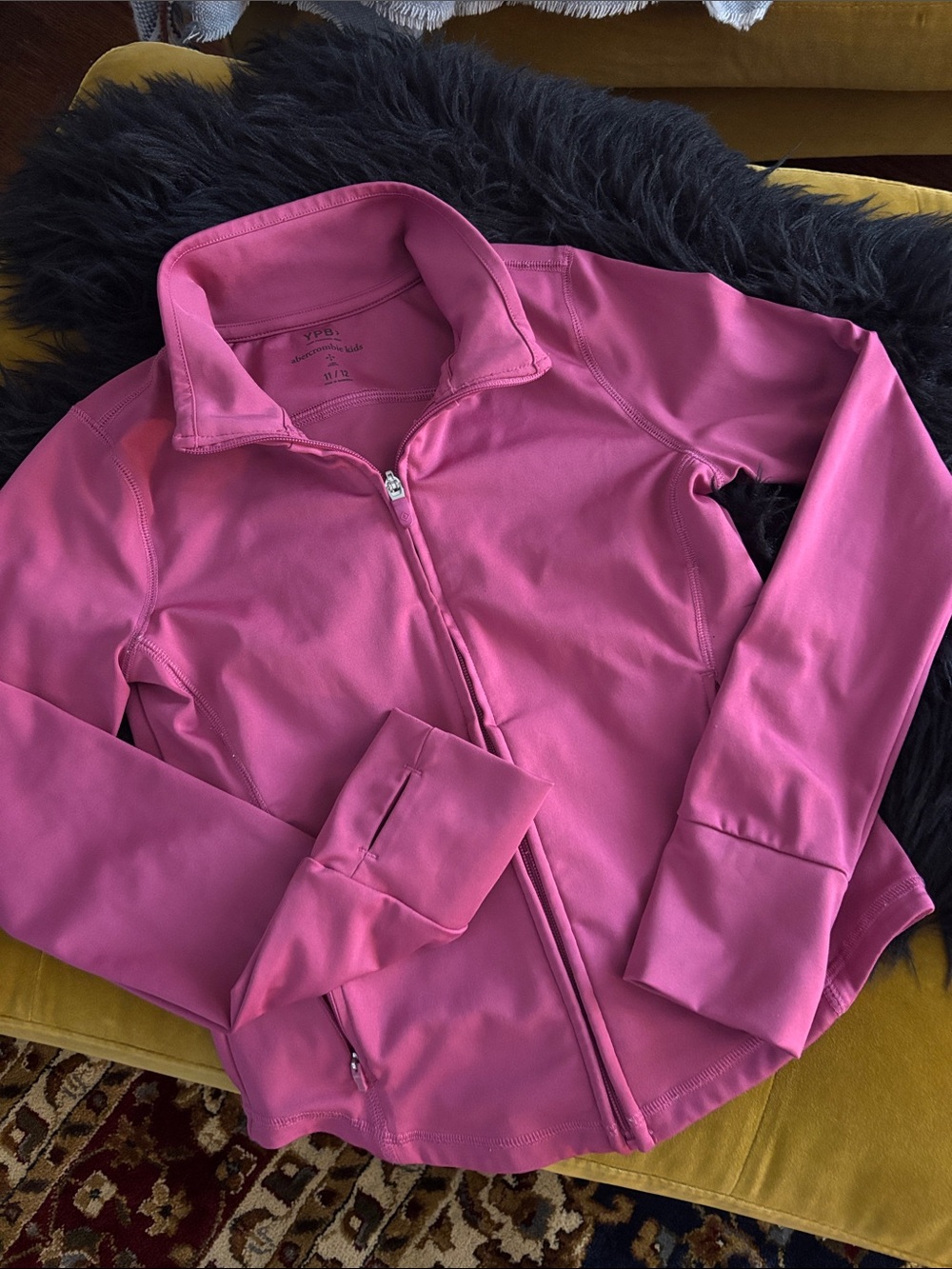 Abercrombie Kids Zip Up Athletic Jacket 11 12